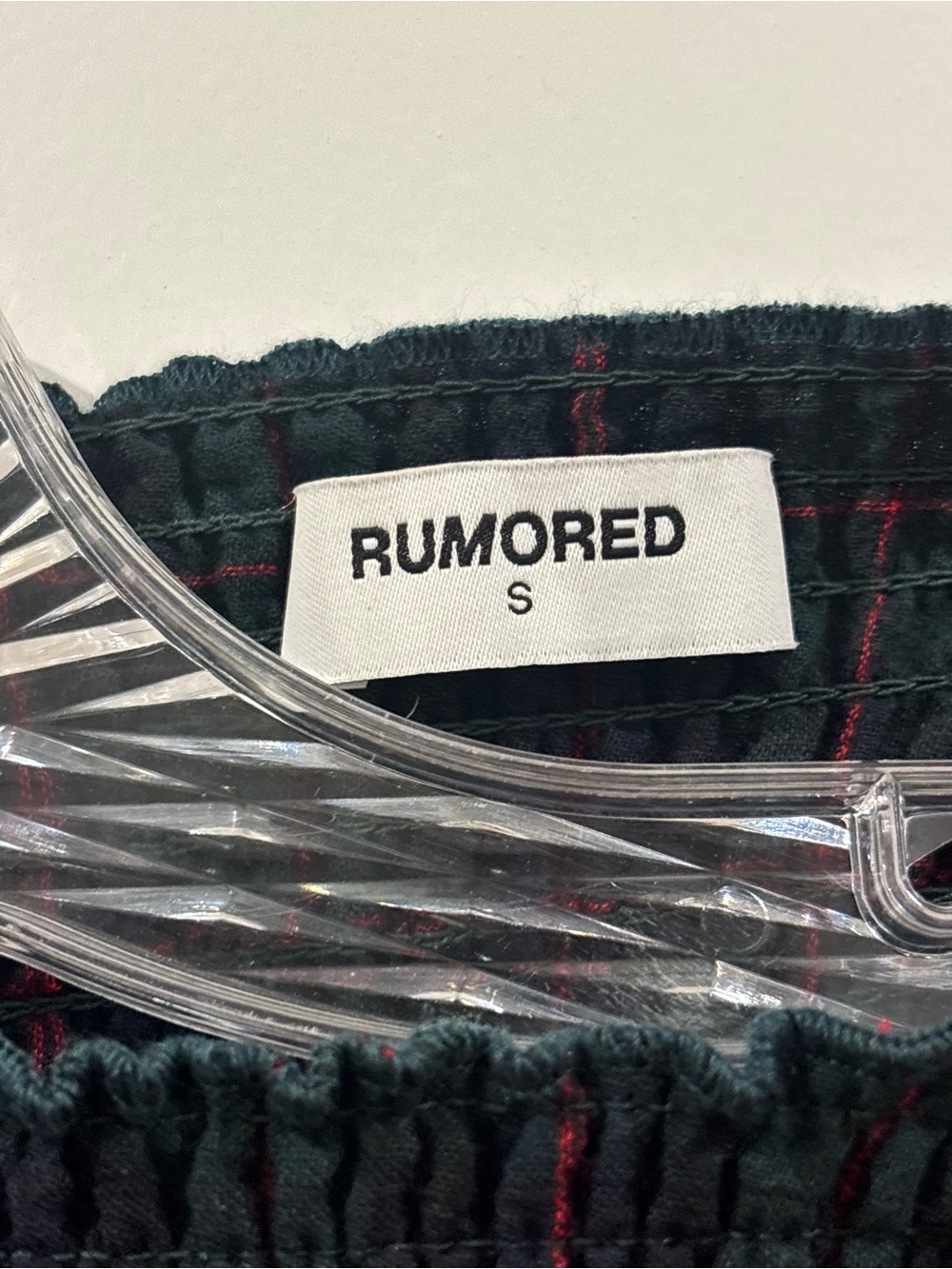 Rumored Barclay Mini Dress in Mulberry Tartan - Picture 4 of 4